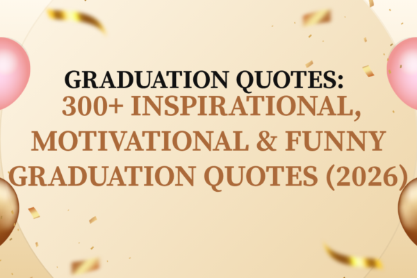 Graduation Quotes: 300+ Inspirational, Motivational & Funny Quotes (2026)